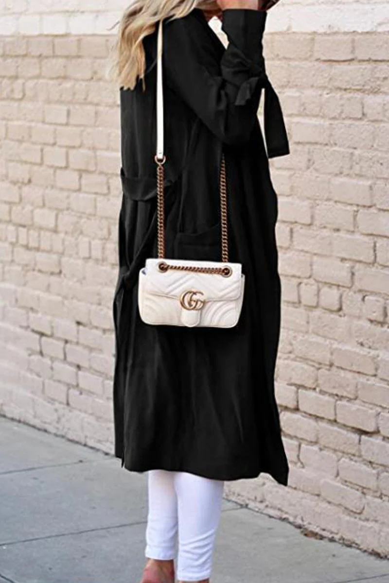 British Style Solid Frenulum Outerwear(6 Colors) - Deanwangkt