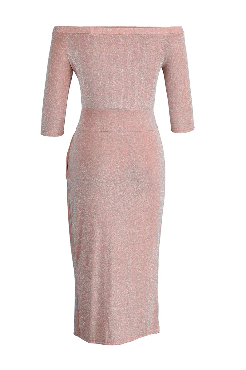 Florcoo Wrap Hip Slit Collar Maxi Dresses(5 Colors) - Deanwangkt