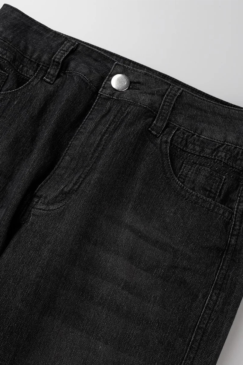 Casual Solid Patchwork Boot Cut Denim Jeans(3 Colors) - Deanwangkt