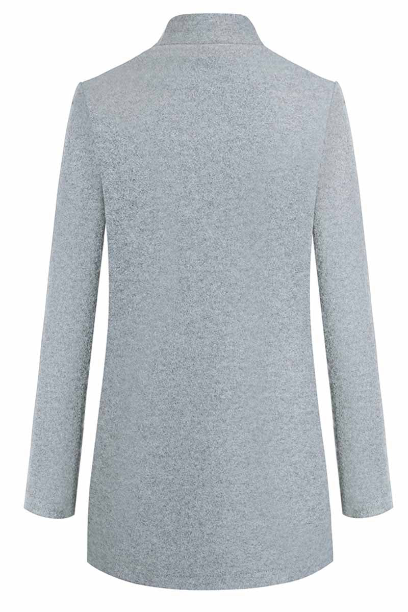 Florcoo Stand-up Collar Elegant Coat (6 Colors) - Deanwangkt