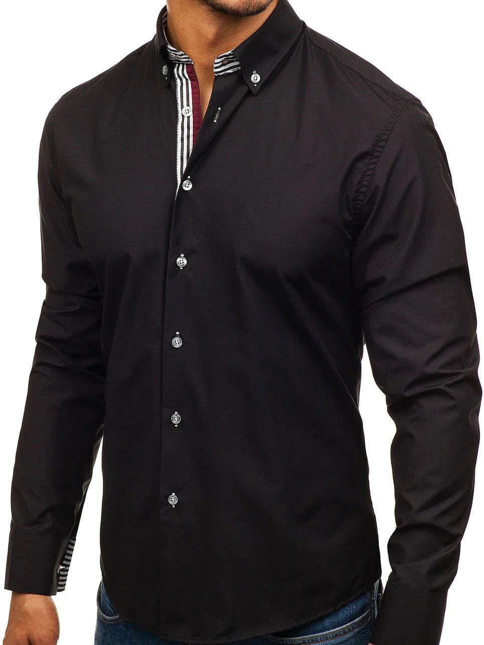 DEANWANGKT 2025 men's shirts autumn new Popular trade  men's long-sleeved shirts formal business short sleeves - Deanwangkt