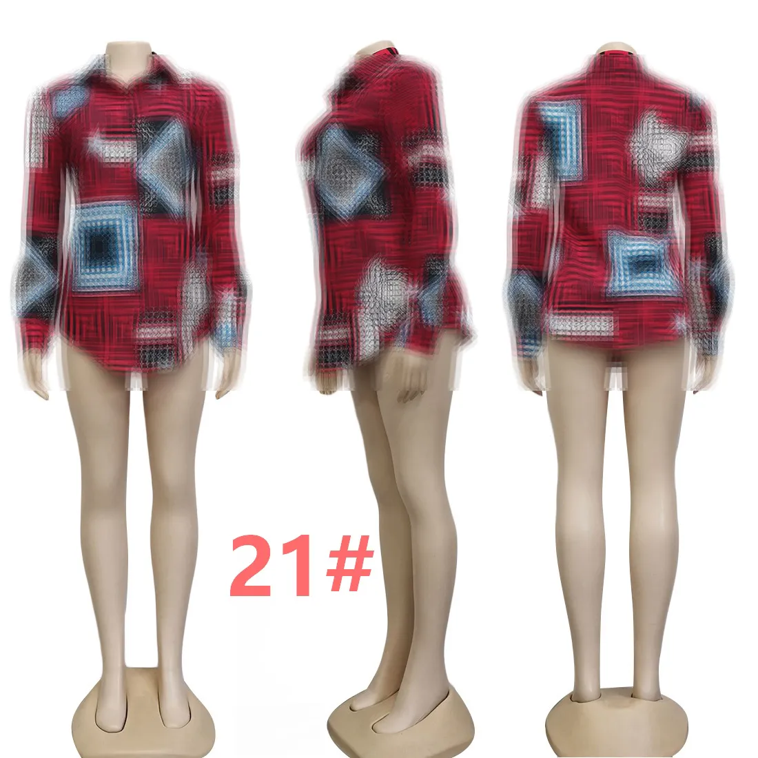 Luxury Women Blouses Shirts Designer Shirt Tops Long Sleeve Slim Fit Shirt Free Ship - Deanwangkt