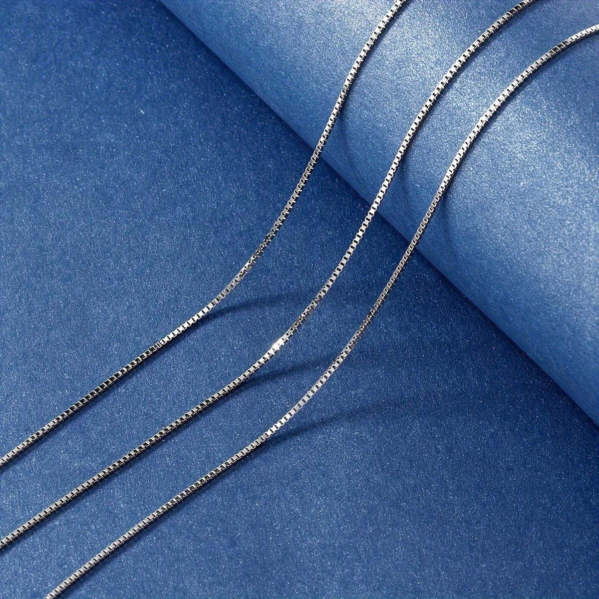 925 Sterling Silver Box Chain Necklace Elegant & Sexy Neck Chain Versatile Jewelry Gifts For Women - Deanwangkt