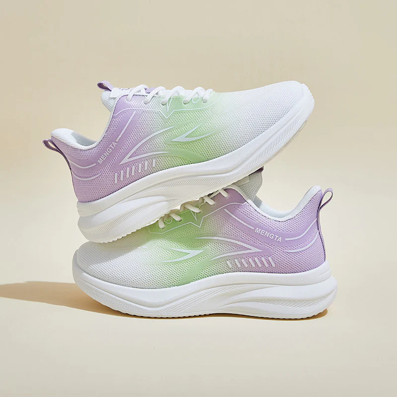 2025 ins Korean version of flying woven shoes  spring new student sports shoes fitness running casual shoes height increase FZ6607 - Deanwangkt