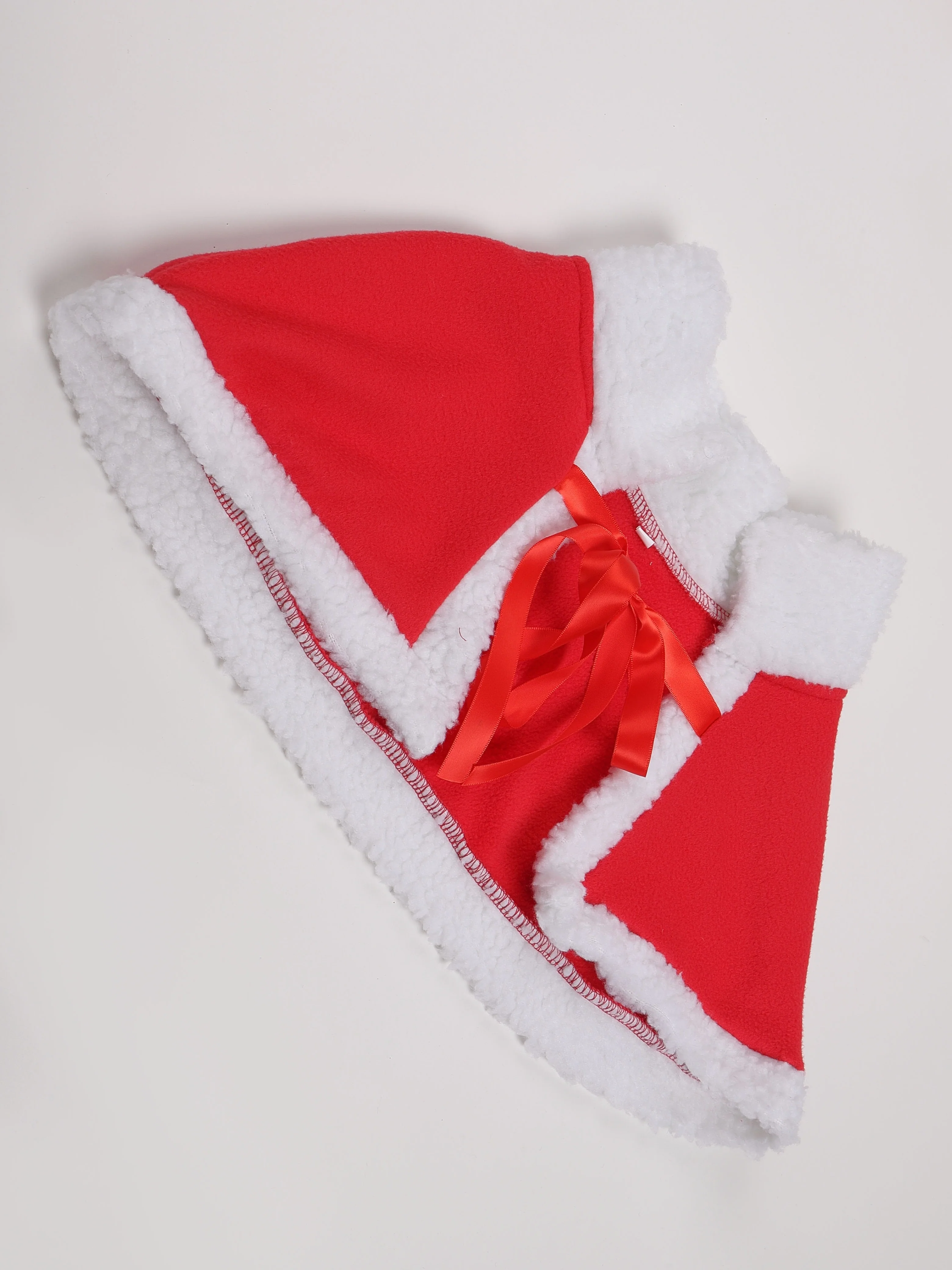 Girls Cute Santa Cosplay Costumes 2pc Christmas Gift Birthday Party - Deanwangkt