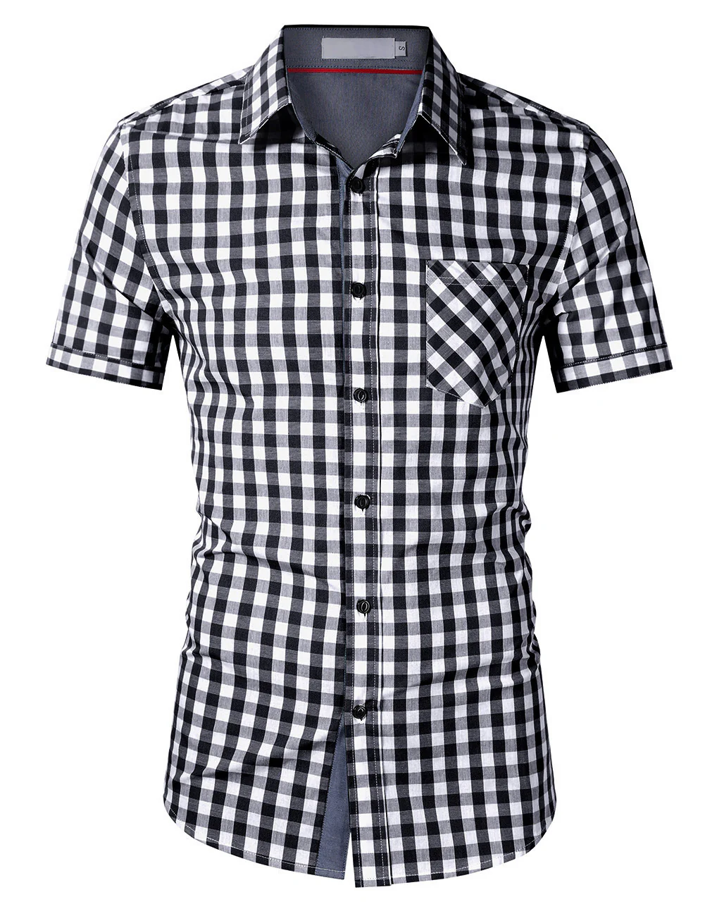 DEANWANGKT 2025 Men's Short Sleeve Shirt Men's Plaid Shirt  Men's Shirt  Popular Men's Shirt Customization - Deanwangkt