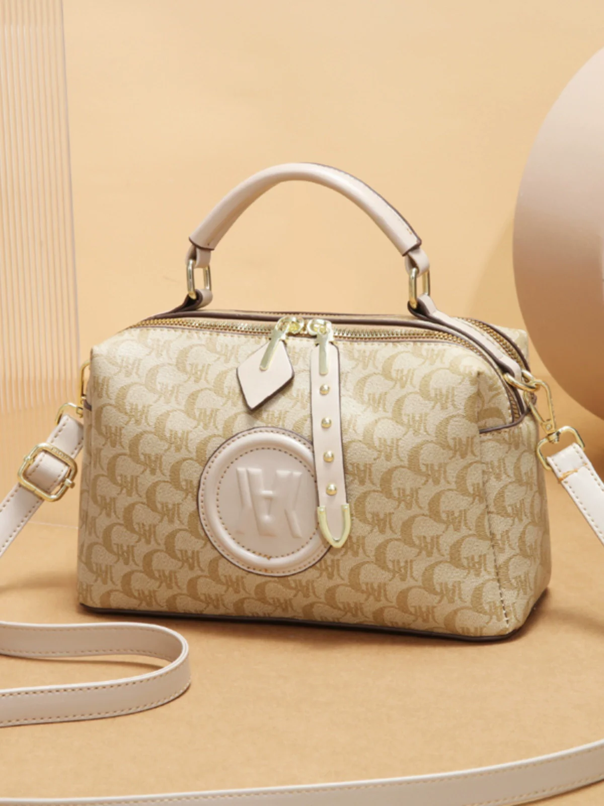 Printed handbag women's popular new fashion versatile small square bag texture shoulder messenger bag temperament women's bag - Deanwangkt