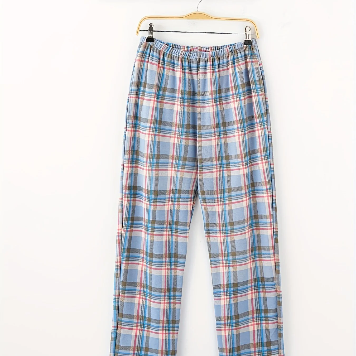 Men's Trendy Plaid Loose Pajama Pants, Stylish All-match Pants, Comfy & Breathable For Autumn And Winter - Deanwangkt