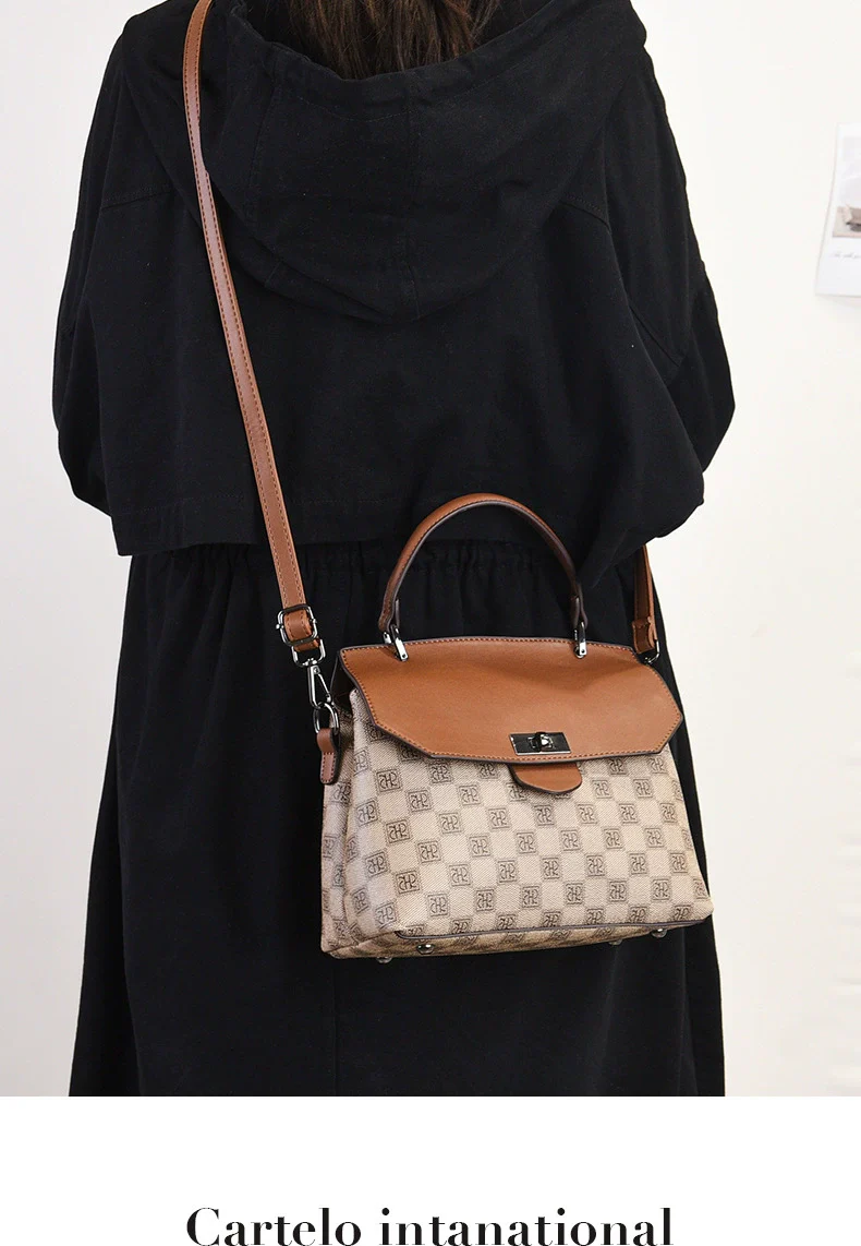 Women's bag  new fashion versatile autumn and winter temperament handbag high-end commuter shoulder messenger bag women - Deanwangkt