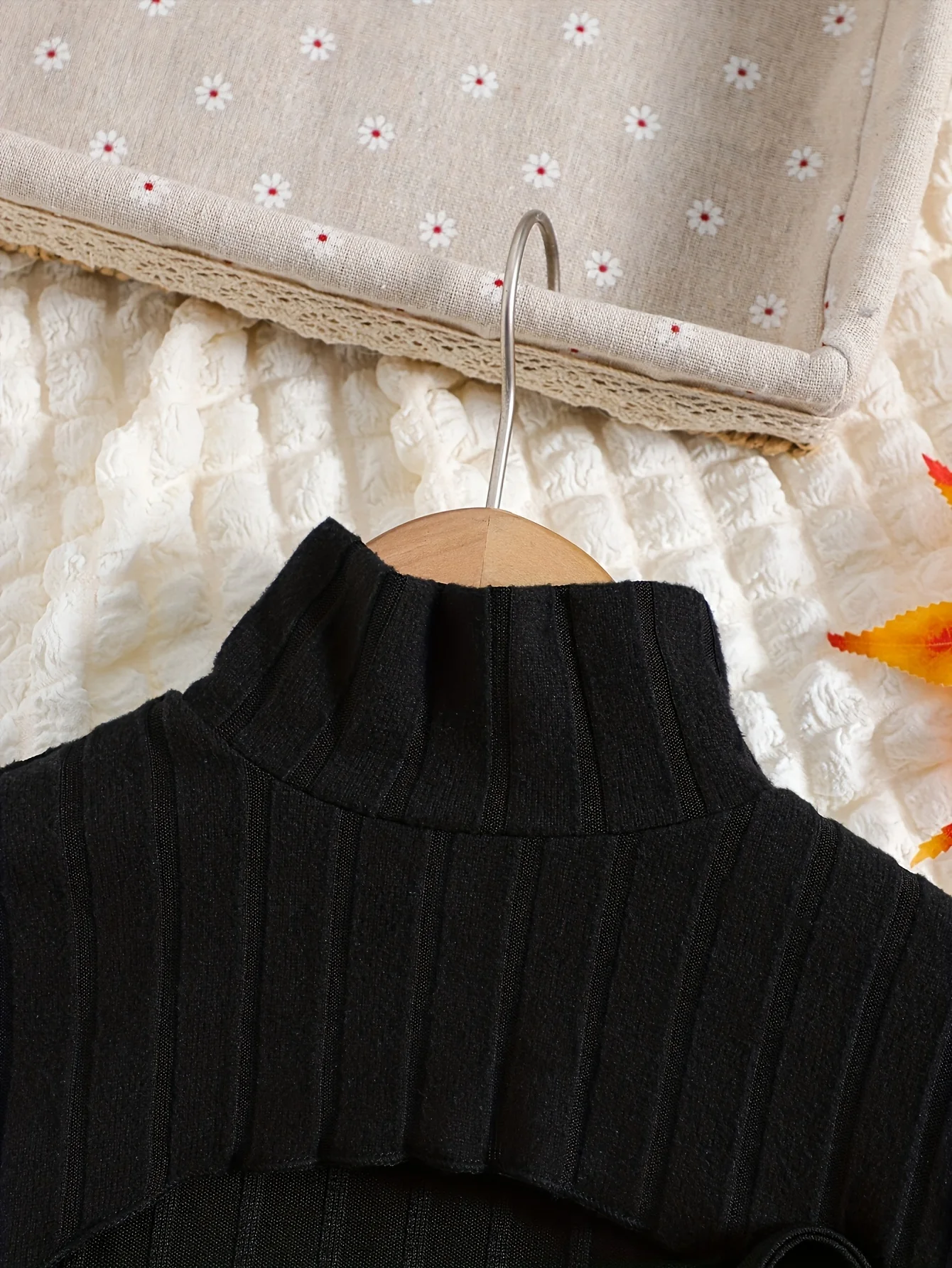 2pcs Elegant Ribbed Long Sleeve Cropped Top + Plaid Cami Dress Set Spring Fall Christmas Gift, girl's outdoor activities - Deanwangkt