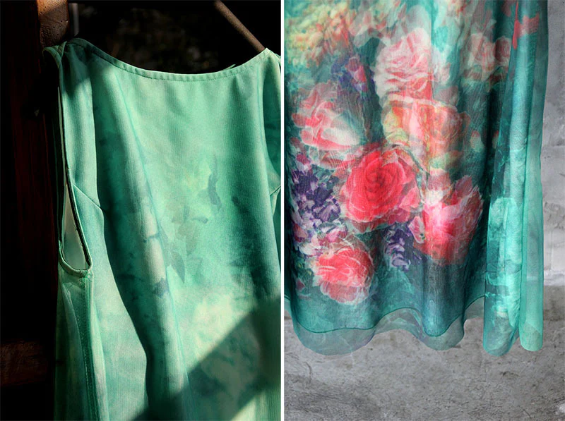 Special offer! Yang Liping 16 Spring and Summer Ethnic 3D Flowering Double Layer Printed Dress L496 - Deanwangkt