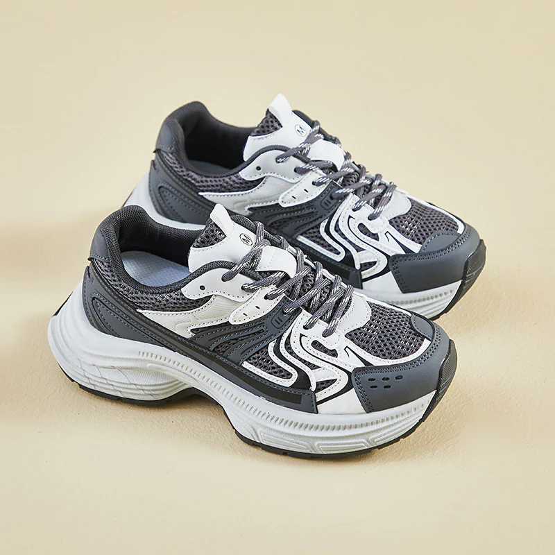 2025 ins Korean version of the new dad shoes girl  spring student sports running casual street shooting thick sole height increase ZL816 - Deanwangkt