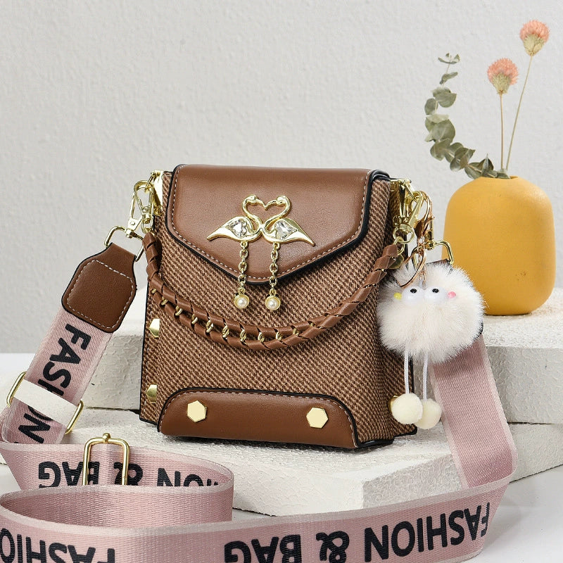 Hot style messenger bag mini small bag  new fashion versatile mobile phone bag student bag female - Deanwangkt