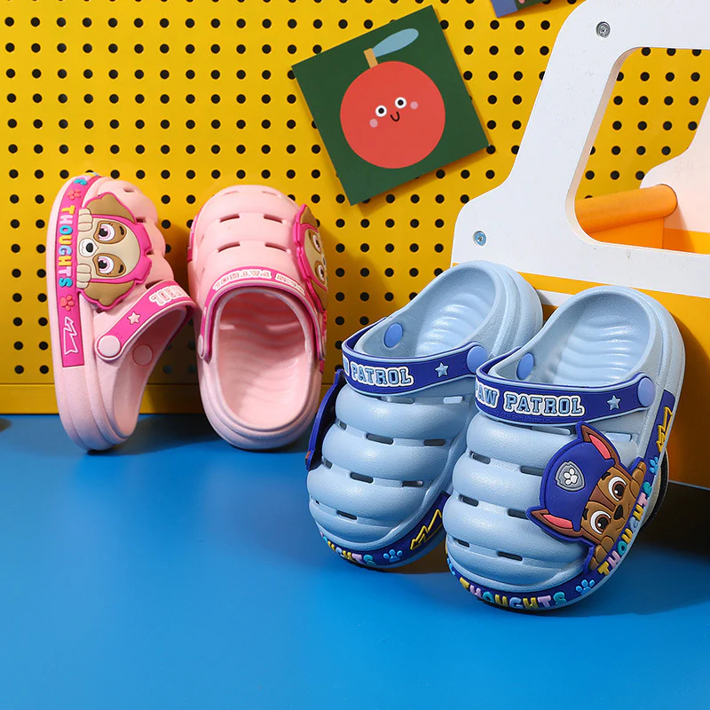 DEANWANGKT New PAW Patrol Summer Children's Cartoon Hole Shoes Boys and Girls Baby Home Non-Slip Sandals Wholesale - Deanwangkt