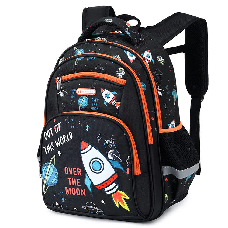New Schoolbag Children's Grade 3-6 Primary School Boy Large-Capacity Backpack Backpack Space Schoolbag Girl - Deanwangkt