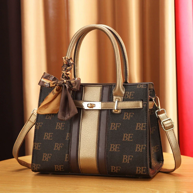 new women's bags contrasting colors, high-end Mother's Day gifts, mother handbags, shoulder messenger bags - Deanwangkt