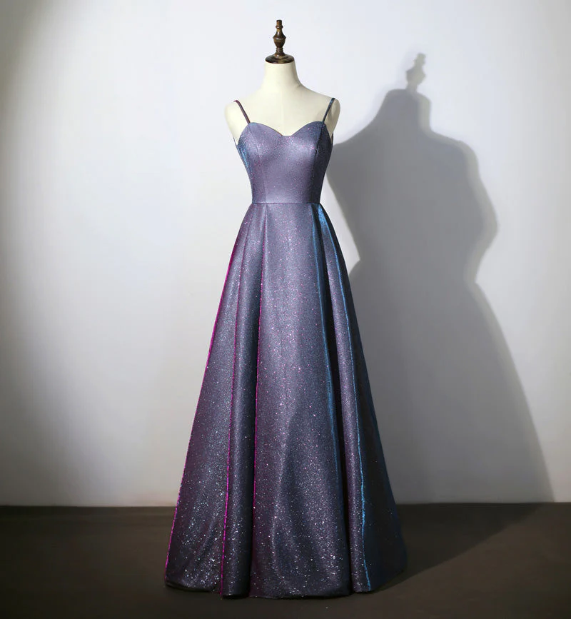 Solvbao Beautiful Straps Long Party Dress , Sweetheart Floor Length Prom Dress - Deanwangkt