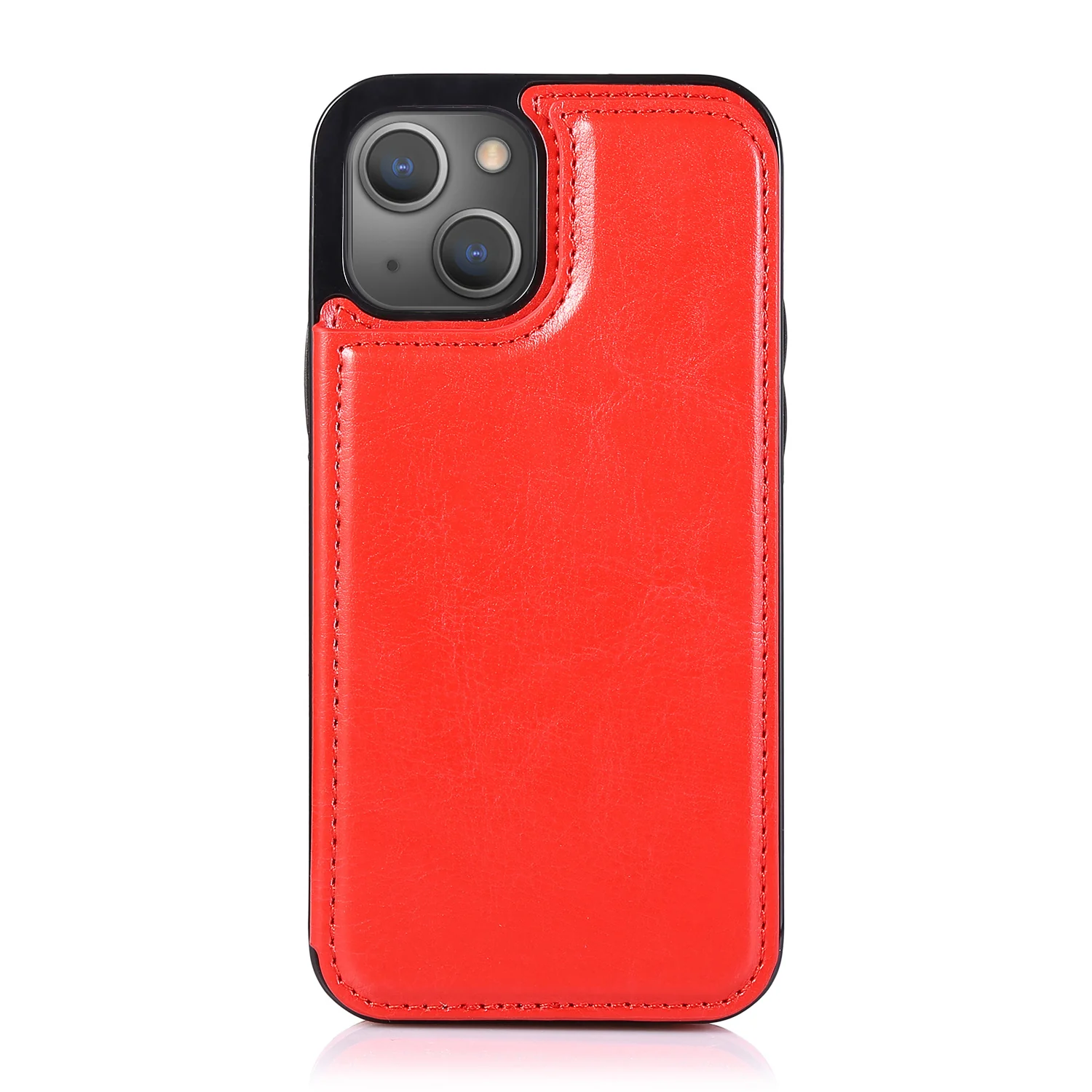 Premium PU Leather Wallet Phone Case with Card Slots and Magnetic Closure - Slim-Fit Design for iPhone 11, 12, 13, 14 Series & More - 4G/5G Compatible - Deanwangkt