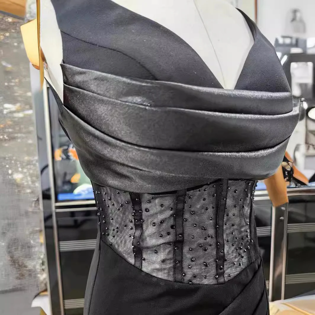 2025 Wholesale ktv beauty overalls lady dress night club evening dress no stock to see - Deanwangkt