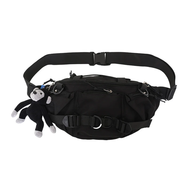 deanwangkt  Messenger Bag Fashion Brand Men's Versatile Casual Chest Bag Workwear Simple Ins Waist Bag Japanese Couple Shoulder Messenger Bag - Deanwangkt