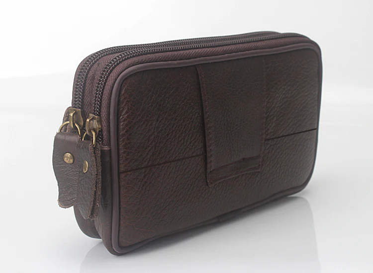 deanwangkt  Men's Mobile Phone Belt Pouch Wallet Document Package 4-Inch 5-Inch 5.5-Inch 6-Inch Mobile Phone Bag Casual Pouch Horizontal - Deanwangkt