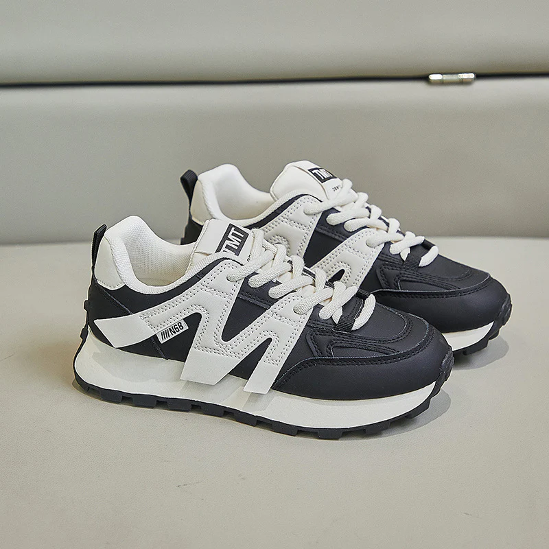 2025 ins Korean version of the new Forrest Gump shoes women's  spring student sports running shoes casual thick soles increase tide 6682 - Deanwangkt