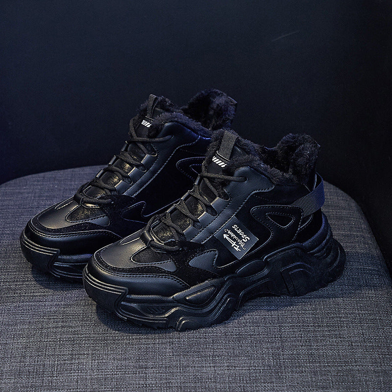 2025 Korean version of spring new dad women's shoes ins tide student sports shoes street shooting Internet celebrity casual shoes women K819 - Deanwangkt