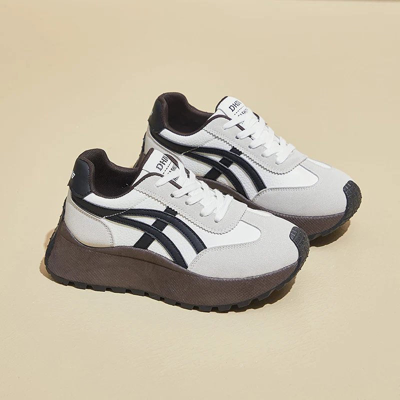 2025 ins Korean version of Forrest Gump shoes women's tide  spring new height increase student running sports casual shoes street shot BN021 - Deanwangkt