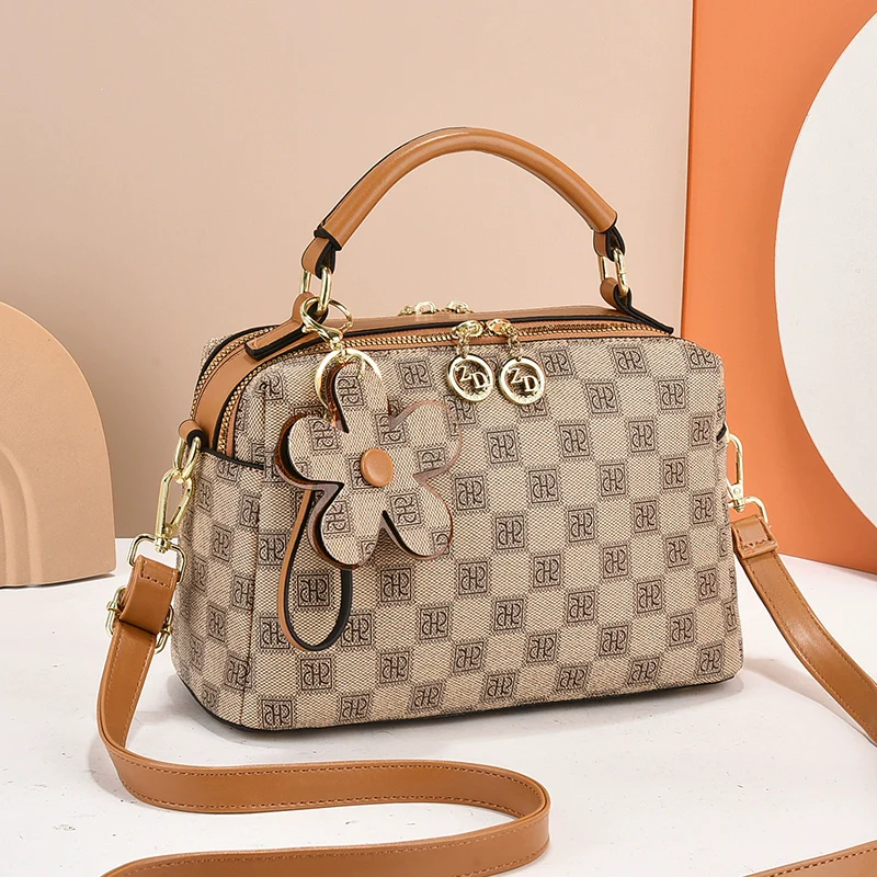 Women's Handbag  New Fashion Versatile Premium Commuter Boston Pillow Bag One Shoulder Crossbody Bag Women - Deanwangkt