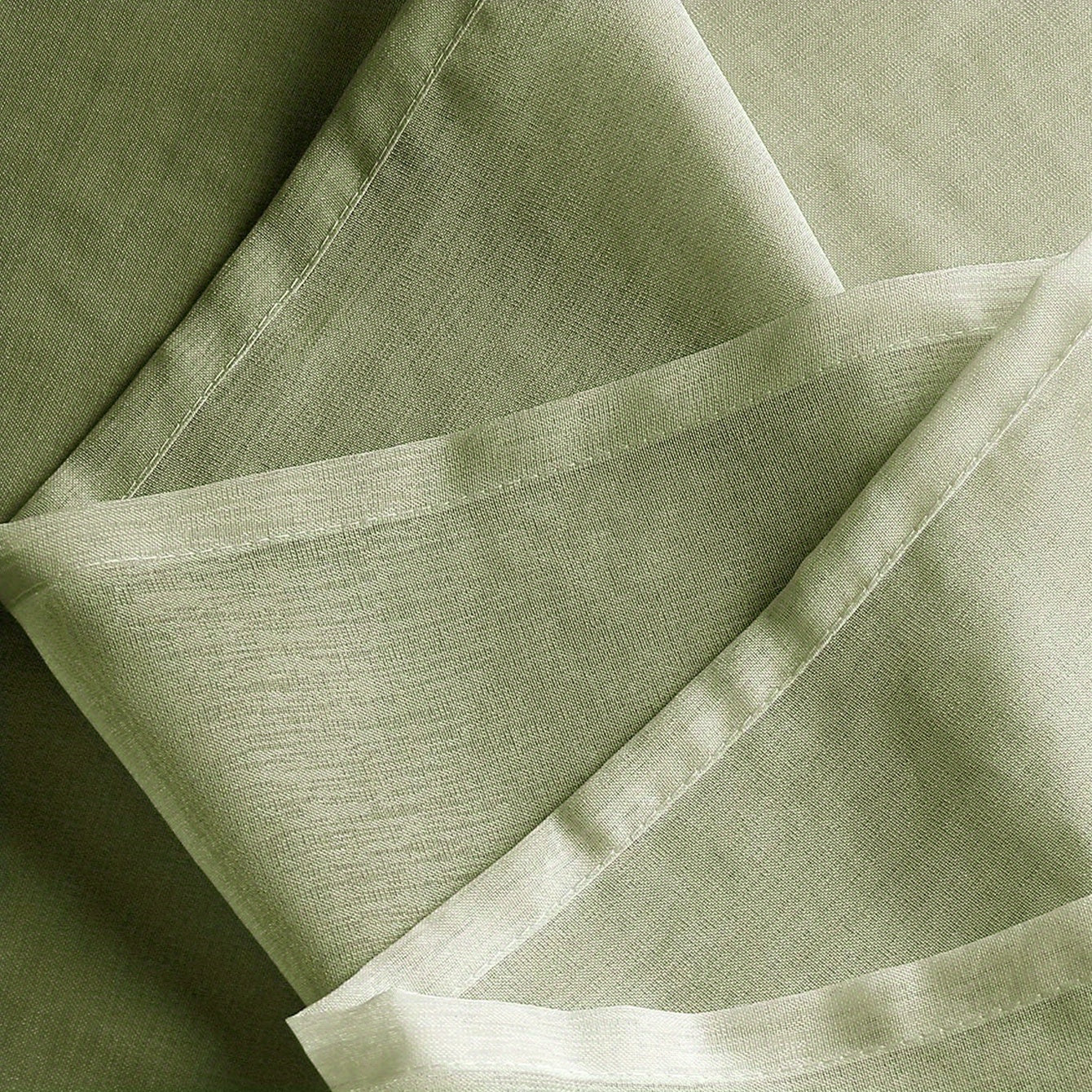 1 Panel Gradient Color Window Sheer Curtain Suitable For Living Room, Bedroom, Kitchen, Bathroom, Home Decor, Room Decor - Deanwangkt