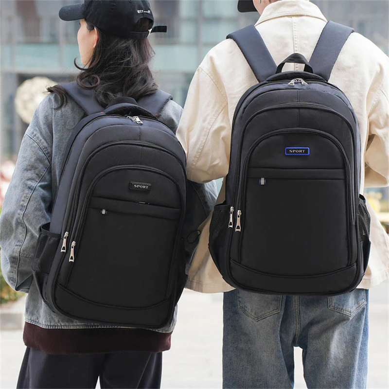 DEANWANGKT 2025 Backpack Male Junior High School High School Student School Bag Male Large Capacity Travel Backpack Male Business Computer Backpack Luggage Bag - Deanwangkt
