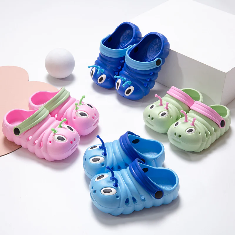 DEANWANGKT Third Generation Upgraded Caterpillar Summer Cute Unisex Shoes Hole Cartoon Children's Sandals Baby Shoes One Piece Dropshipping - Deanwangkt