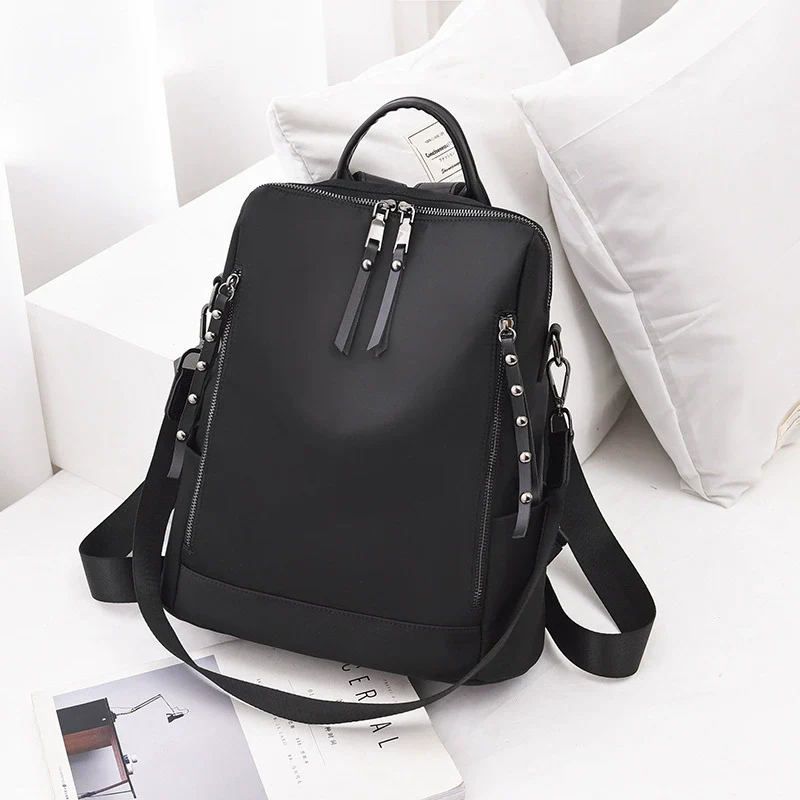 Backpack Women's  New Fashion Versatile Large Capacity Travel Multifunctional Women's Backpack Student School Bag Women - Deanwangkt