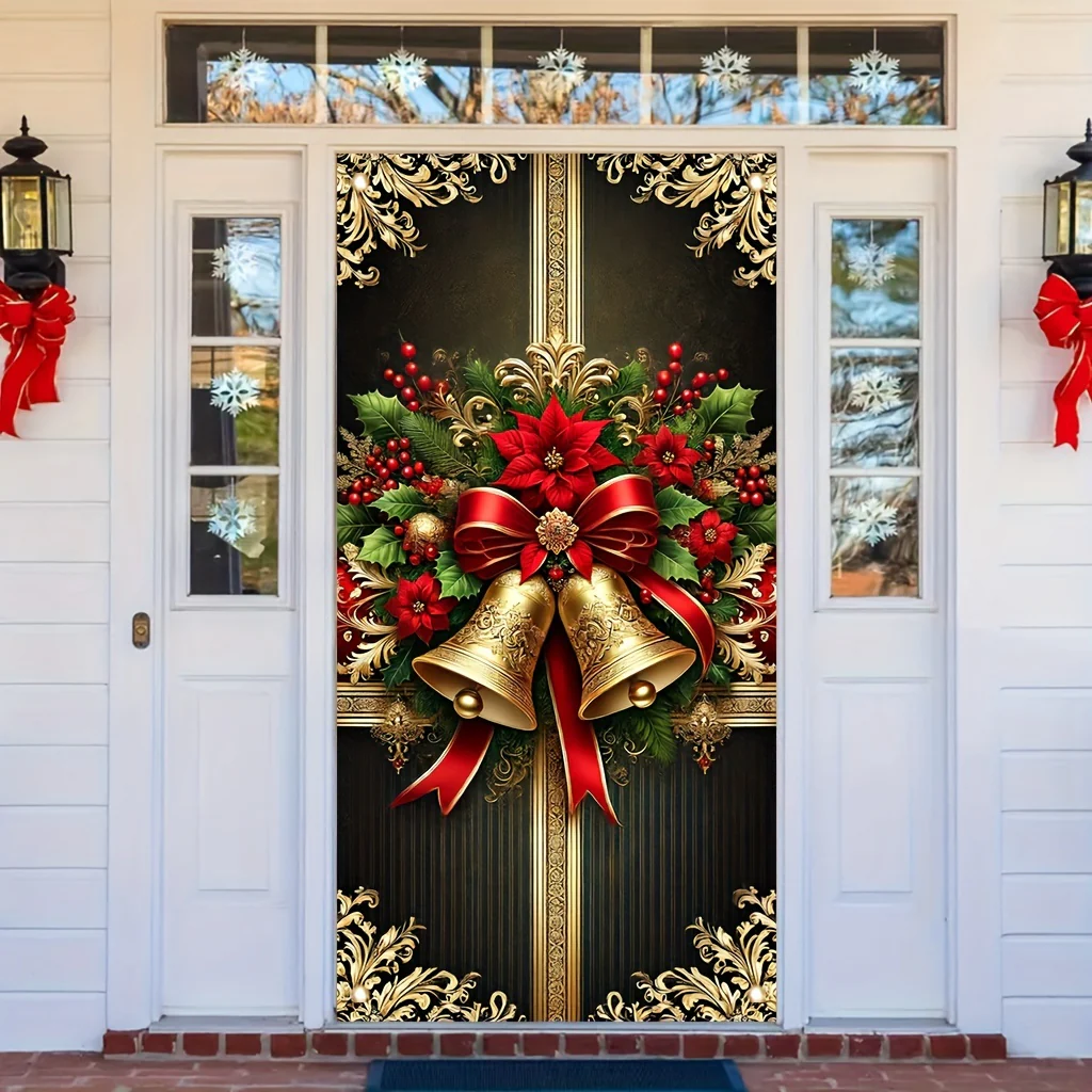 Gorgeous Christmas Bell Porch Banner - 35x70