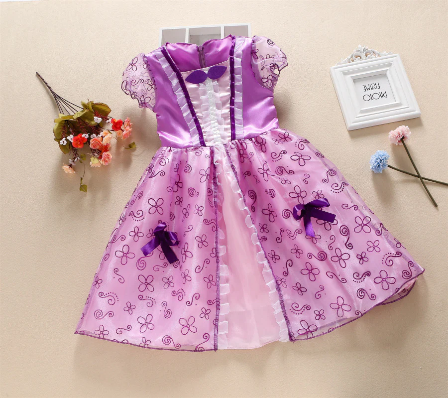 Summer Children Shirt  Girls Dress Frozen Princess Dress Sleeping Beauty Cinderella Snow White Skirt - Deanwangkt