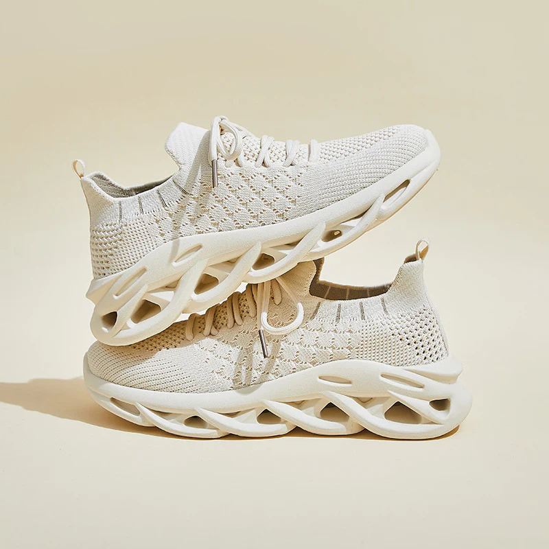 2025 ins Korean version of flying woven shoes  summer new student sports shoes fitness running casual height increase breathable 8102 - Deanwangkt