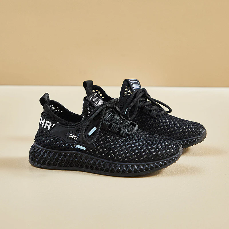 2025 ins Korean version of flying woven shoes popular summer new student sports shoes breathable fitness running casual shoes KT2663 - Deanwangkt