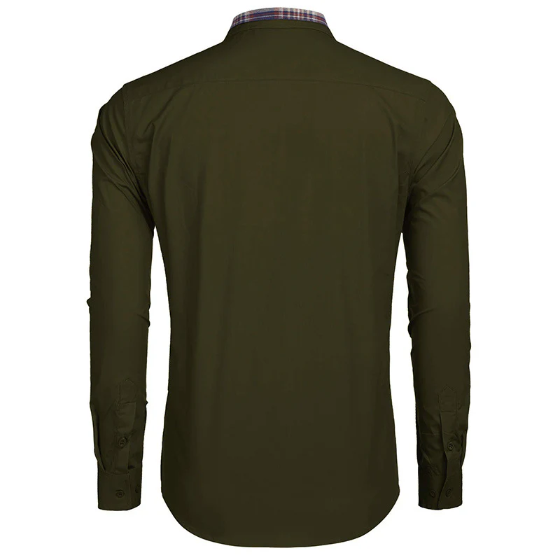 DEANWANGKT 2025 Dress Men's Shirt Long Sleeve  Autumn Popular and  Casual Men's Shirt Men's  Hot Trade Shirt Men's - Deanwangkt