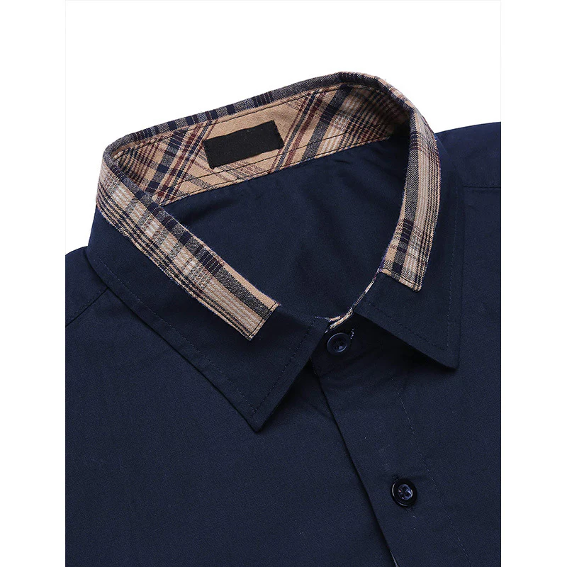 DEANWANGKT 2025 Dress Men's Shirt Long Sleeve  Autumn Popular and  Casual Men's Shirt Men's  Hot Trade Shirt Men's - Deanwangkt