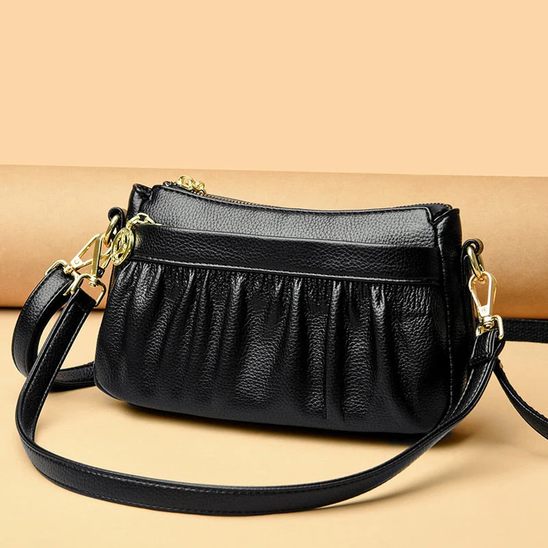 deanwangkt -  Summer New Small Single Shoulder Messenger Bag Women's Three-Layer Luxury Messenger Bag Zero Wallet Women's Purses - Deanwangkt