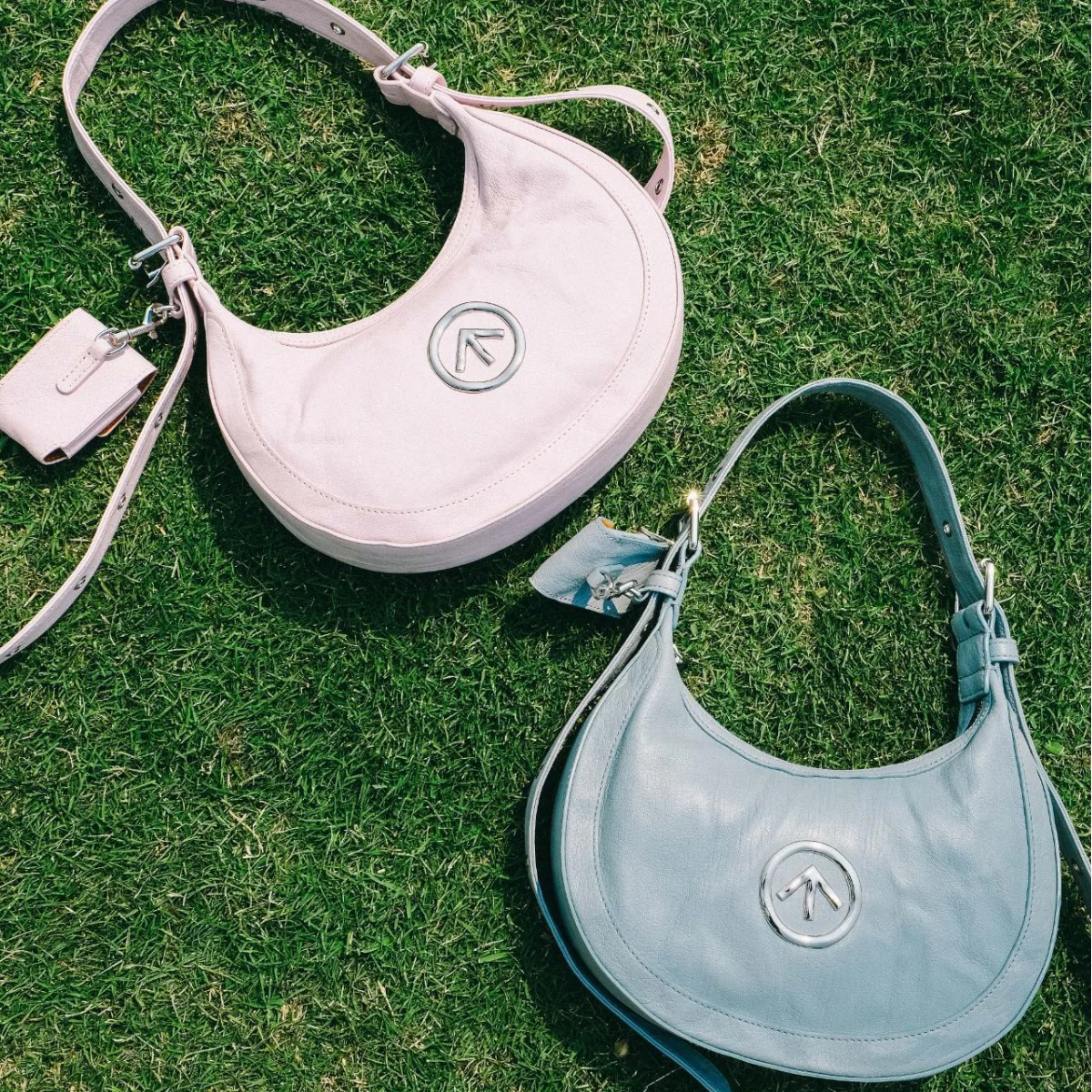 Same Style as Grotto, Italian Pleated Sheepskin Hobo New Moon Bag Fashion One-Shoulder Crossbody Underarm Bag - Deanwangkt