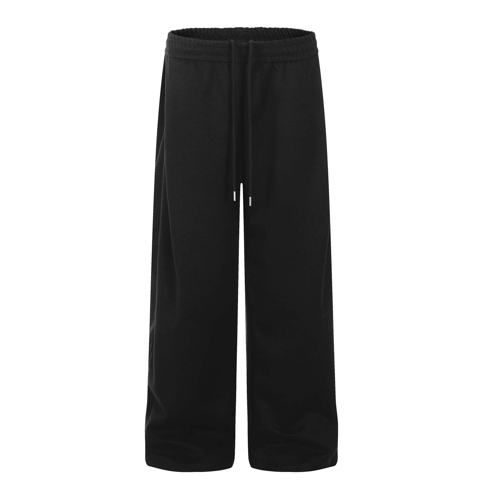 Man Kun C866-popular 2025n neutral loose high sense deconstruction sports solid color design men's casual sweatpants - Deanwangkt