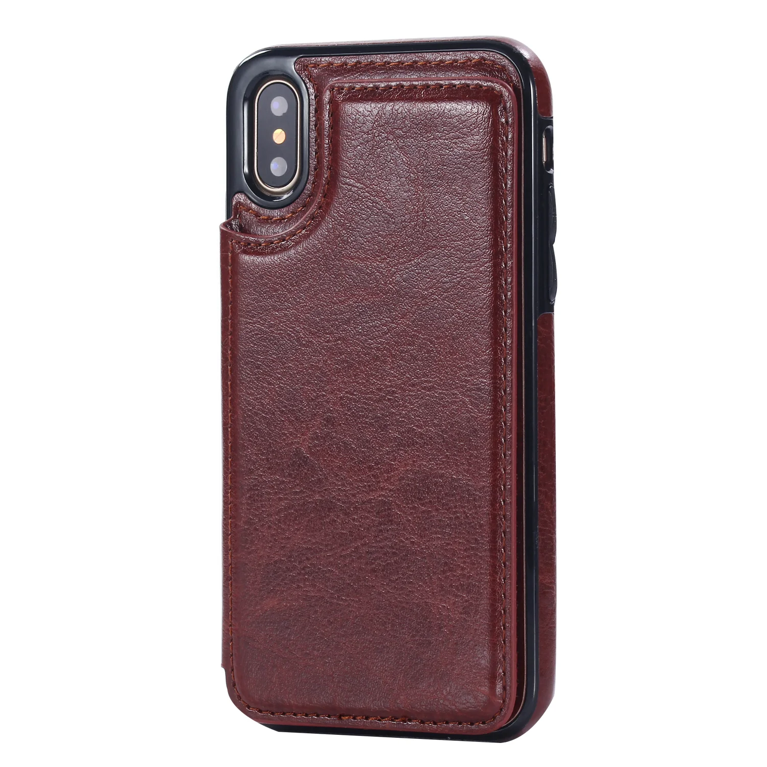 Premium PU Leather Wallet Phone Case with Card Slots and Magnetic Closure - Slim-Fit Design for iPhone 11, 12, 13, 14 Series & More - 4G/5G Compatible - Deanwangkt