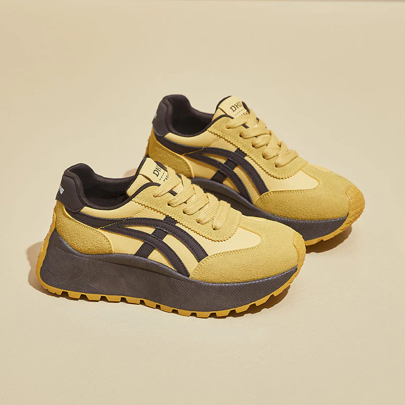 2025 ins Korean version of Forrest Gump shoes women's tide  spring new height increase student running sports casual shoes street shot BN021 - Deanwangkt