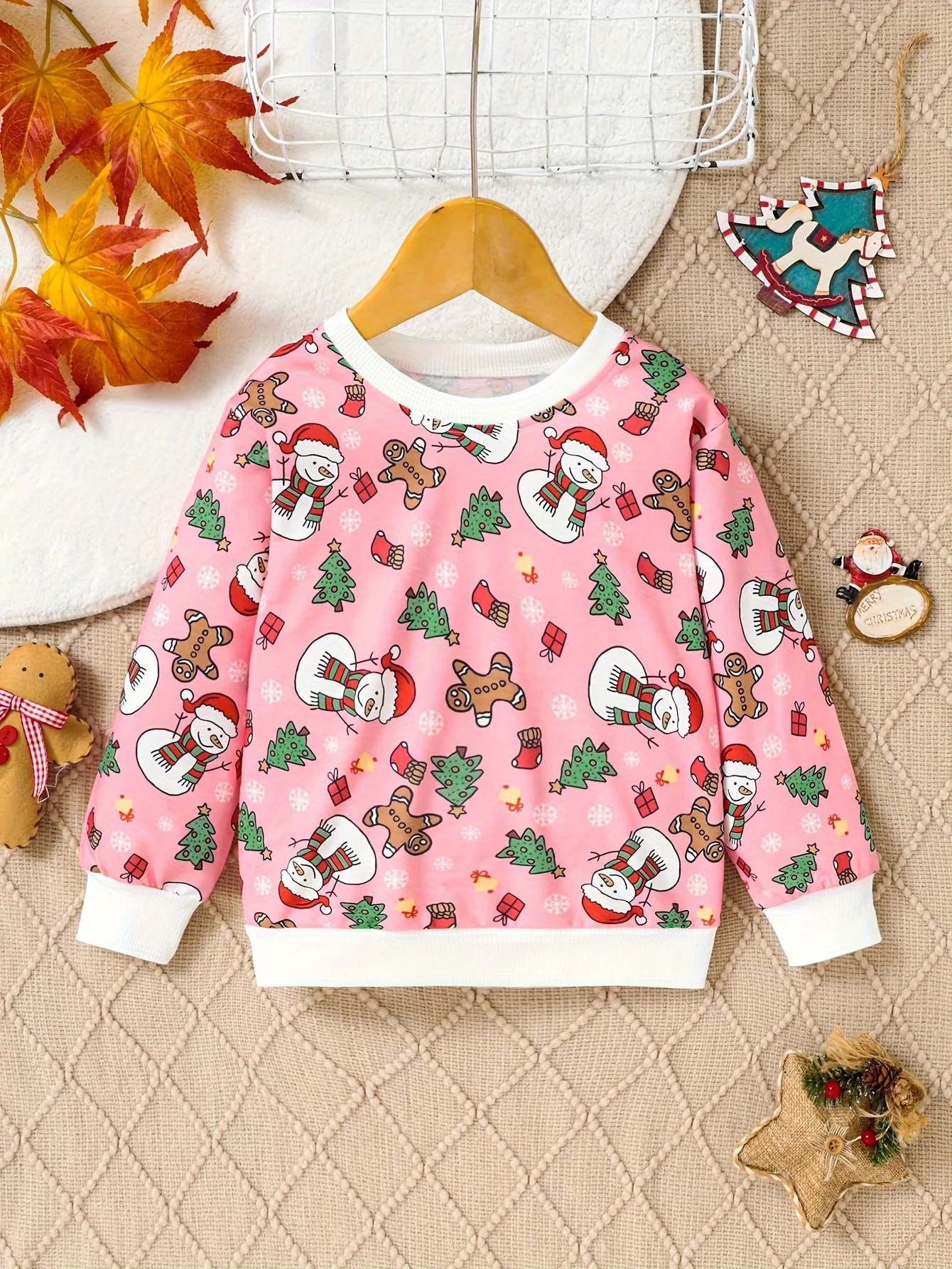 Adorable Cartoon Print Long Sleeve Pullover Sweatshirt for Toddler Girls - Soft, Cozy, and Casual Everyday Wear for Fall and Spring Seasons - Perfect for Little Princesses - Deanwangkt