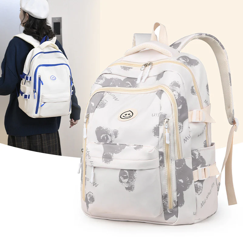 High School Students Backpack New Large Capacity Multi-Layer Student Schoolbag Outdoor Travel Large Double Back Foreign Trade Wholesale - Deanwangkt