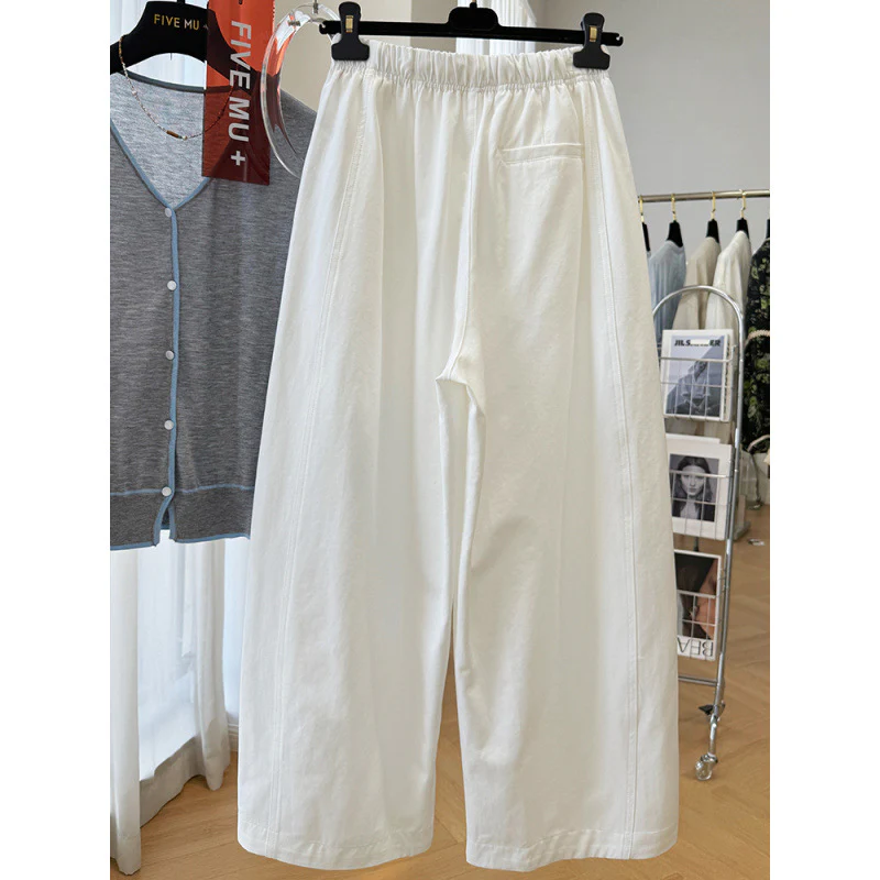 Super good-looking sycamore pants, popular women's summer thin casual pants, lazy wind loose pants, balloon pants. - Deanwangkt