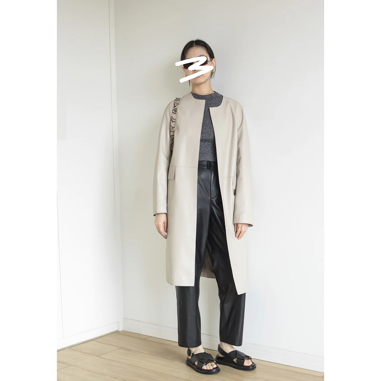 2023 autumn and winter new leather trench coat, European and American long women's sheepskin coat jacket wholesale Haining manufacturers - Deanwangkt