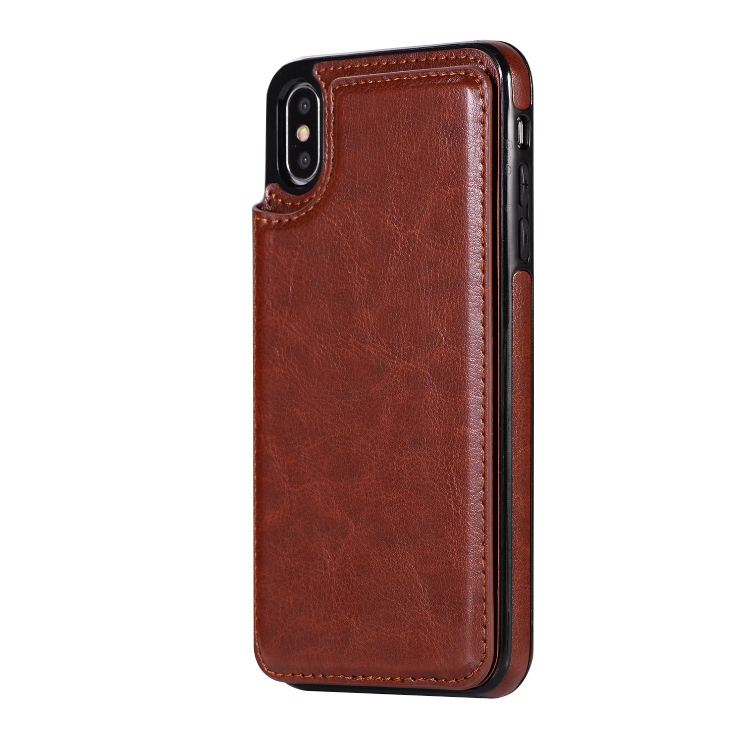 Premium PU Leather Wallet Phone Case with Card Slots and Magnetic Closure - Slim-Fit Design for iPhone 11, 12, 13, 14 Series & More - 4G/5G Compatible - Deanwangkt
