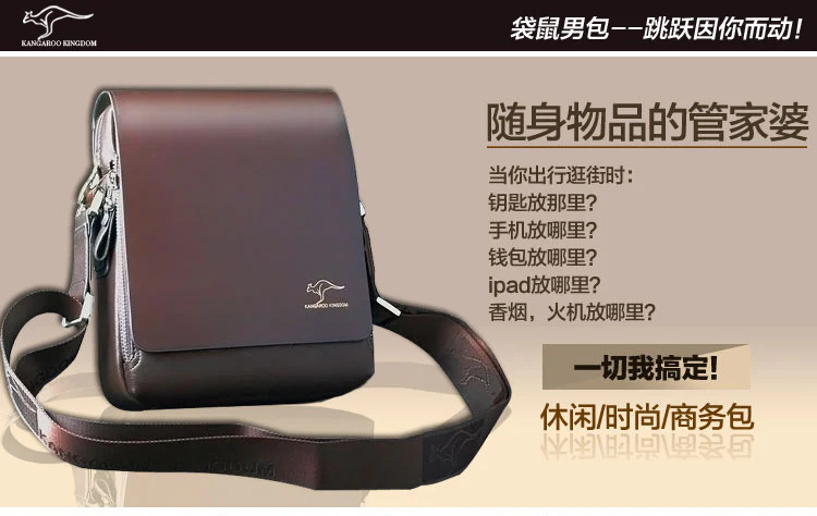 deanwangkt Cross-Border Foreign Trade Men's Bag Shoulder Bag Men's Messenger Bag Trendy Men's Bag Casual Backpack Wholesale - Deanwangkt